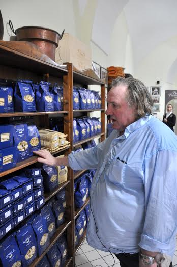 La visita a Gragnano di Gerard Depardieu